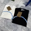 Premium Qualität Burberry Kurzarm Schwarz Logo Luxus