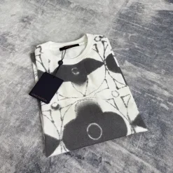 Hochwertiger Louis Vuitton Kurzarm-Printstil