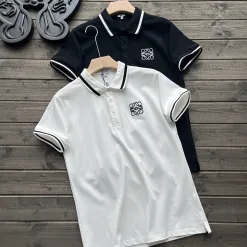 Luxus-Poloshirt von Loewe in der Weißkollektion