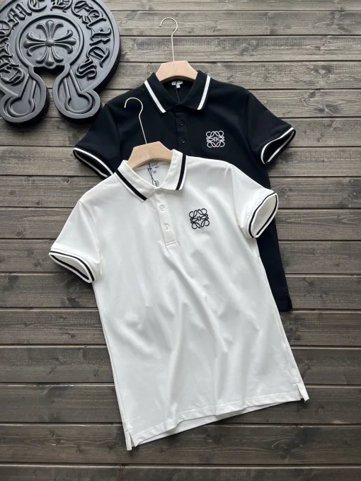 Luxus-Poloshirt von Loewe in der Weißkollektion