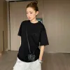Hochwertiges Louis Vuitton Kurzarmhemd Schwarz Baumwolle Casual Kollektion
