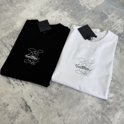 Meistverkauftes Louis Vuitton Kurzarmhemd Schwarz Baumwolle Casual Luxury