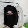 Premium Qualität Balenciaga Langarm Rot Casual Luxury