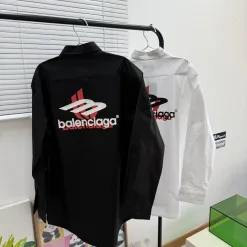 Premium Qualität Balenciaga Langarm Rot Casual Luxury