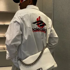 Premium Qualität Balenciaga Langarm Rot Casual Style