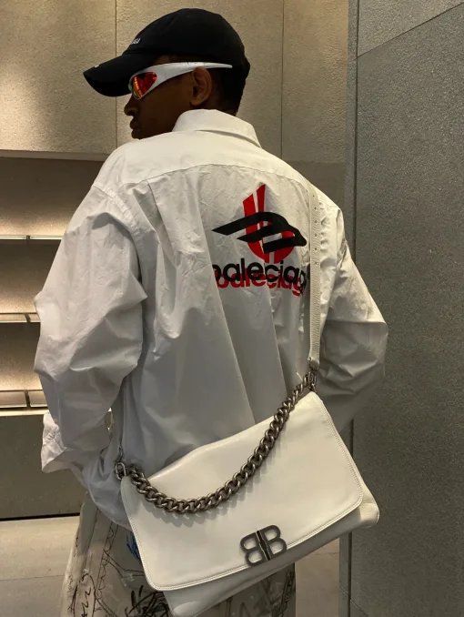 Premium Qualität Balenciaga Langarm Rot Casual Style