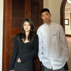 Premium Balenciaga Langarmhemd Schwarz Klassischer Stil