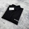 Hochwertiger Balenciaga Langarm-Print im schwarzen Stil