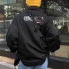 Premium Balenciaga Langarm Schwarz Bestickt Luxus