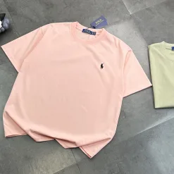 Luxus Ralph Lauren Kurzarm Schwarz Klassischer Stil