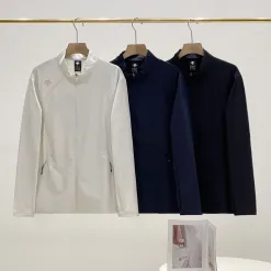 Premium Qualität Descente Mäntel Schwarz Klassisch Luxus