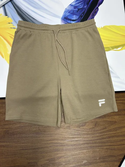 Bestseller Fila Shorts Schwarze Nylon-Logo-Kollektion