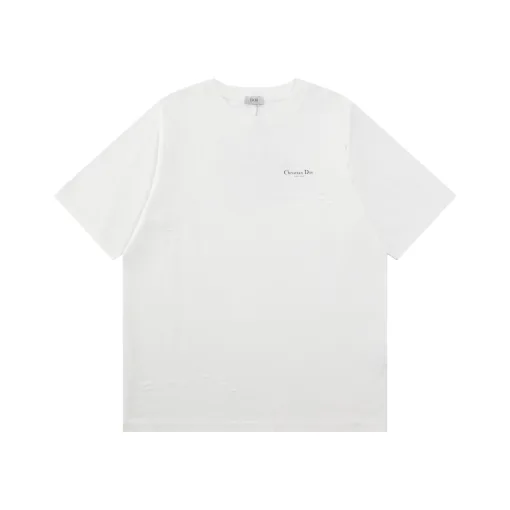 Premium Dior Kurzarm Baumwolle Print Luxus