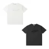 Luxus Acne Studios Kurzarm Schwarz Baumwolle Bestickt Stil