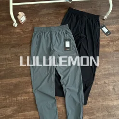Premium Lululemon Jogginghose Schwarz Atmungsaktiver Stil