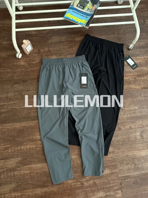 Premium Lululemon Jogginghose Schwarz Atmungsaktiver Stil