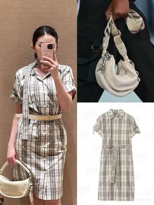 Bestseller: Burberry Kurzarm-Karomuster