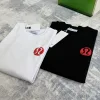 Bestseller Lululemon Kurzarm-Logo-Stil aus roter Baumwolle