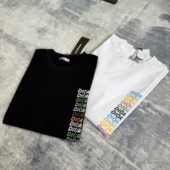 Bestseller Dior T-Shirts Black Logo Kollektion