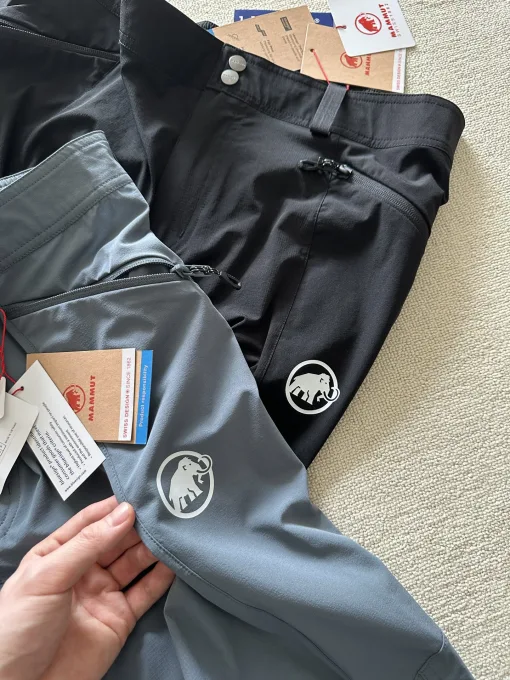 Luxushose von Mammut, Schwarz, Nylon, atmungsaktiv, luxuriös