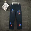 Hochwertige Chrome Hearts Jeans Black Washed Kollektion