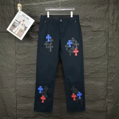 Hochwertige Chrome Hearts Jeans Black Washed Kollektion