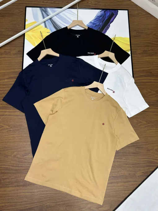 Premium Lululemon Kurzarm Weiß Baumwolle Logo Luxus