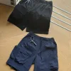 Luxus-Shorts von Nautica, weiß, Polyester, bestickt, luxuriös