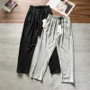 Luxushose von Lululemon in schwarzem Nylon-Print-Stil