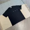 Luxus-Kollektion Stone Island mit kurzen Ärmeln und schwarzem Baumwolldruck