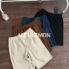 Hochwertige Lululemon Shorts in schwarzem Strick, atmungsaktiver Stil