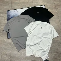 Luxury Descente Kurzarm Schwarz Atmungsaktiv Luxus