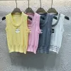 Chanel Weste in Premiumqualität, gelb, gestrickt, bestickt, Luxus