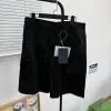 Luxus Prada Shorts Schwarz Baumwolle Solid Style