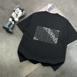 Hochwertiges Fila Kurzarmshirt Schwarz Logo Kollektion