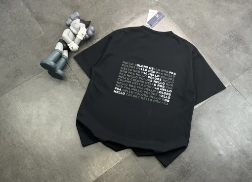Hochwertiges Fila Kurzarmshirt Schwarz Logo Kollektion