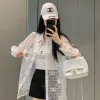 Premium Chanel Hemd Weiß Jacquard Style