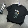 Bestseller: Fila Kurzarmhemd im schwarzen Logo-Stil