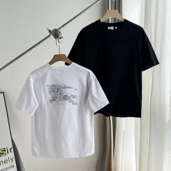 Luxus Burberry Kurzarm Grün Classic Kollektion