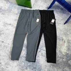 Hochwertige Lululemon Jogginghose Schwarz Atmungsaktiver Stil