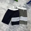 Premium Qualität Thom Browne Shorts Navy Classic Luxury
