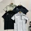Premium Descente Kurzarm Schwarz Baumwolle Atmungsaktiv Luxus