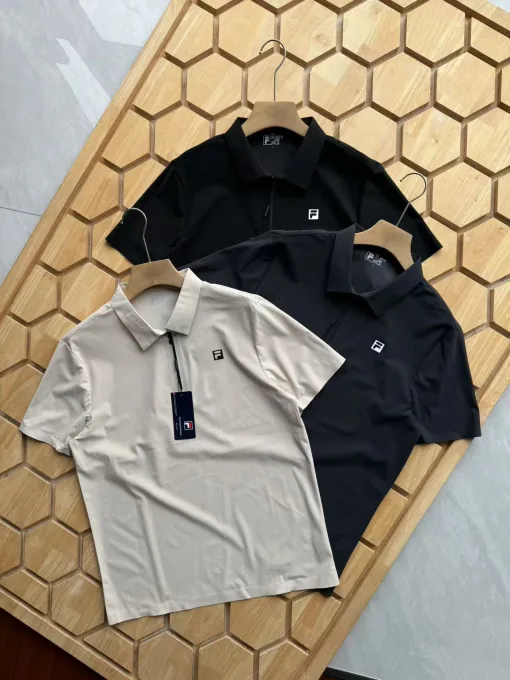 Bestseller Fila Kurzarm Schwarz Casual Luxury
