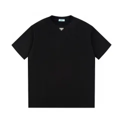 Bestseller Prada Kurzarm Weiß Baumwolle Classic Kollektion