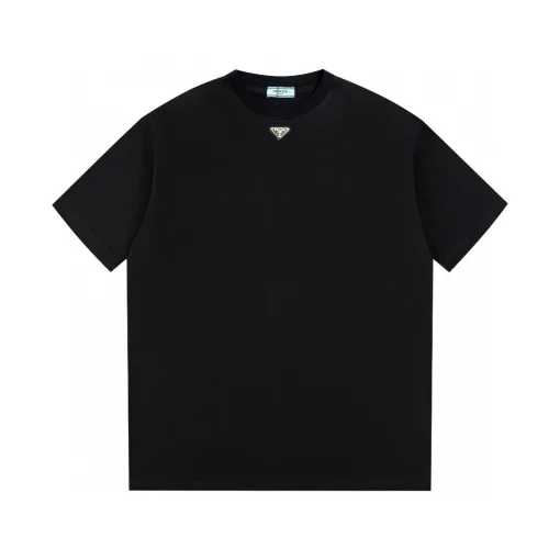 Bestseller Prada Kurzarm Weiß Baumwolle Classic Kollektion