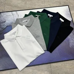 Hochwertige Lacoste Kurzarmhemden Multicolor Casual Luxury