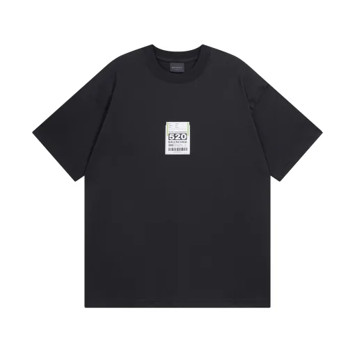 Premium Balenciaga Kurzarm-Kollektion aus Baumwolle mit Print
