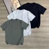 Premium Descente Kurzarm Schwarzer Strick Atmungsaktiver Stil
