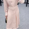 Premium Fendi Hemd Pink Jacquard Kollektion