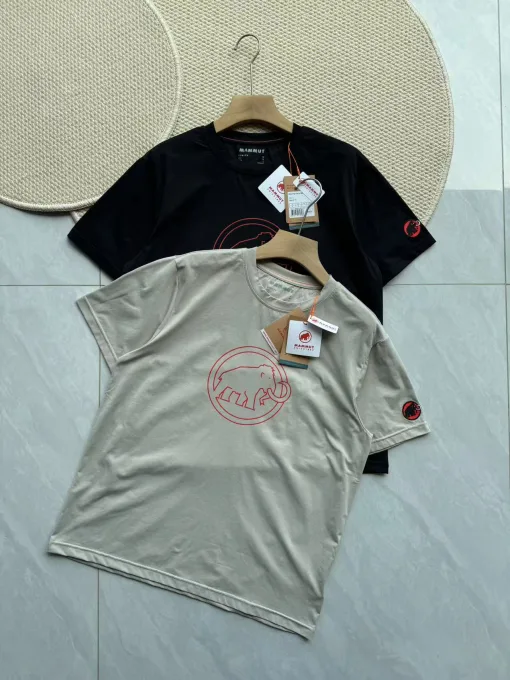 Luxus-Kollektion Mammut Kurzarm Khaki Cotton Print